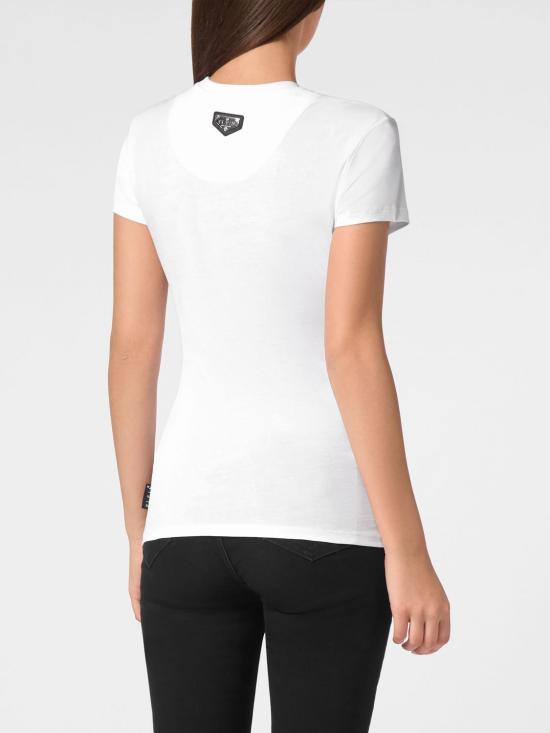 26SS 필립 플레인 반팔 티셔츠 UADCWTK3551PJY002N 01 White - PHILIPP PLEIN