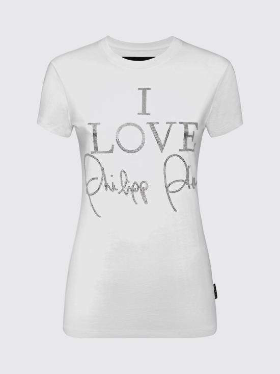 26SS 필립 플레인 반팔 티셔츠 UADCWTK3551PJY002N 01 White - PHILIPP PLEIN
