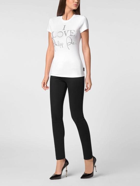26SS 필립 플레인 반팔 티셔츠 UADCWTK3551PJY002N 01 White - PHILIPP PLEIN