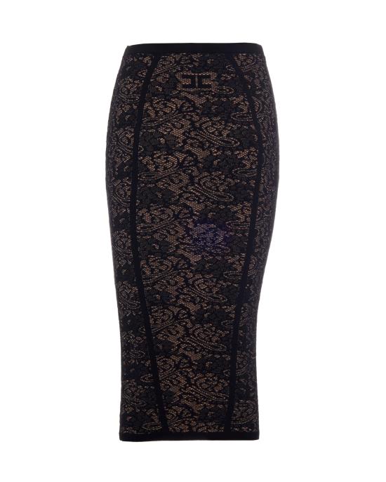 26FW 엘리자베타프랜치 스커트 GK12Q66E2 BLACK - ELISABETTA FRANCHI