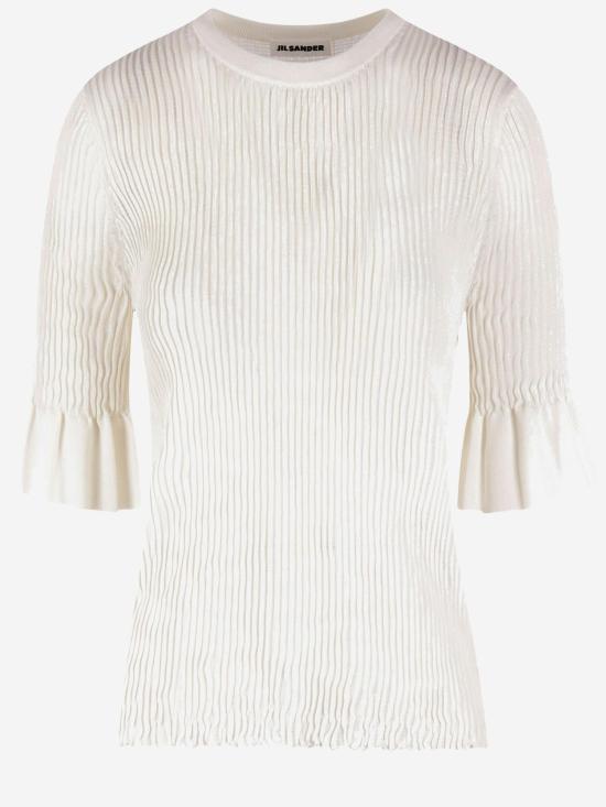 26SS 질샌더 폴로 티셔츠 J02GC0144 WHITE
