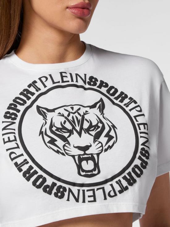 26SS 플레인스포츠 반팔 티셔츠 FADCWTK3365SJY001N 01 White - PLEIN SPORT