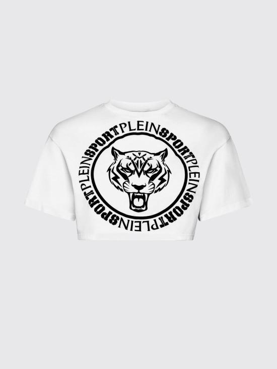 26SS 플레인스포츠 반팔 티셔츠 FADCWTK3365SJY001N 01 White - PLEIN SPORT