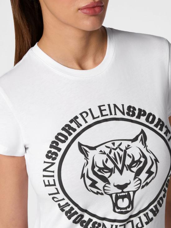 26SS 플레인스포츠 반팔 티셔츠 FADCWTK3366SJY001N 01 White - PLEIN SPORT