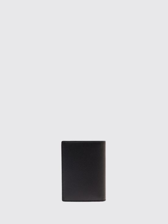 26FW 생로랑 그랑 드 뿌드르 엠보스드 레더 파리 크레딧 카드 지갑 668726BTY0N 1000 Black - SAINT LAURENT