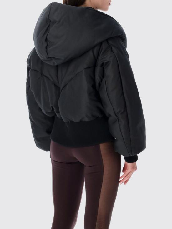 26FW 디 아티코 숏패딩 WCB00117CCP111AA 100 Black - THE ATTICO