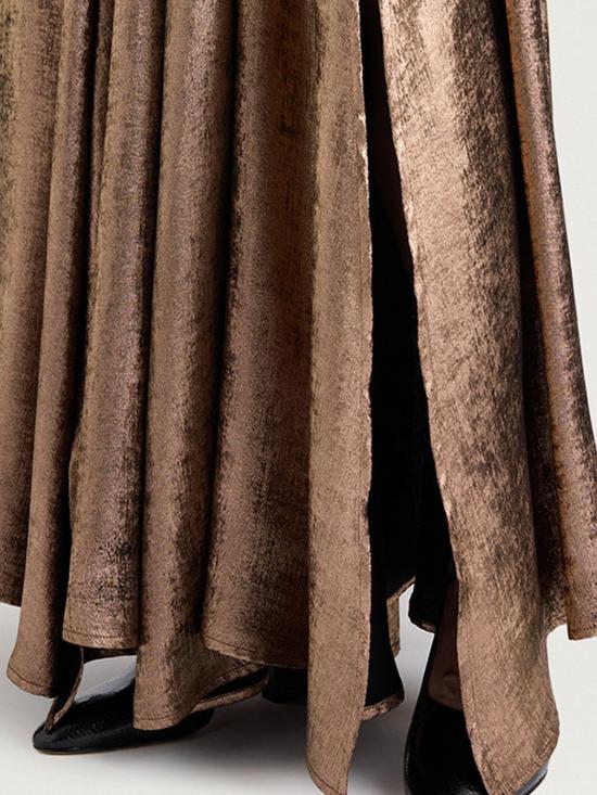 26FW 모모니 롱 원피스 266MMODR06326617MO 0271 Bronze - MOMONI