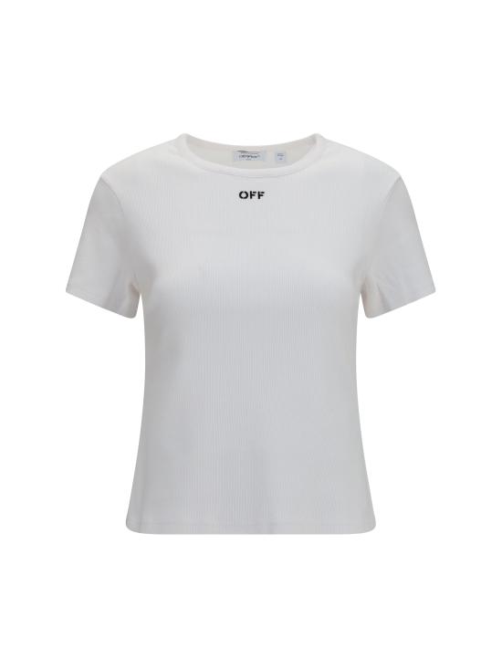 26FW 오프화이트 폴로 티셔츠 2FA00679T WHITE