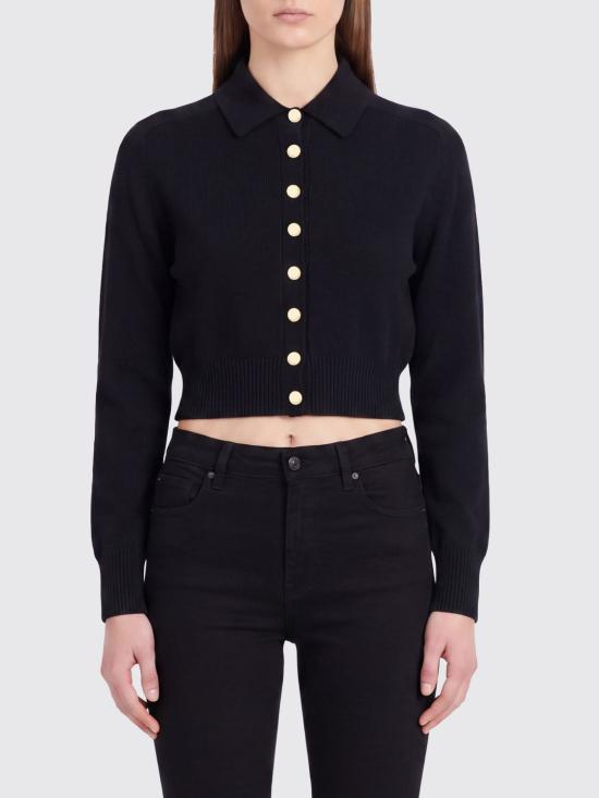 26FW 스포트막스 가디건 2622346011600 006 Black