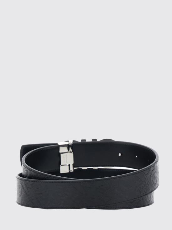 26FW 살바토레 페라가모 간치니 레더 벨트 675542 724127 Black - SALVATORE FERRAGAMO