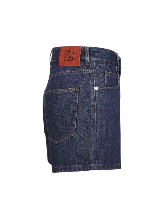 26SS 펜디 데님 숏팬츠 FLP861AW82F1UKI NAVY - FENDI
