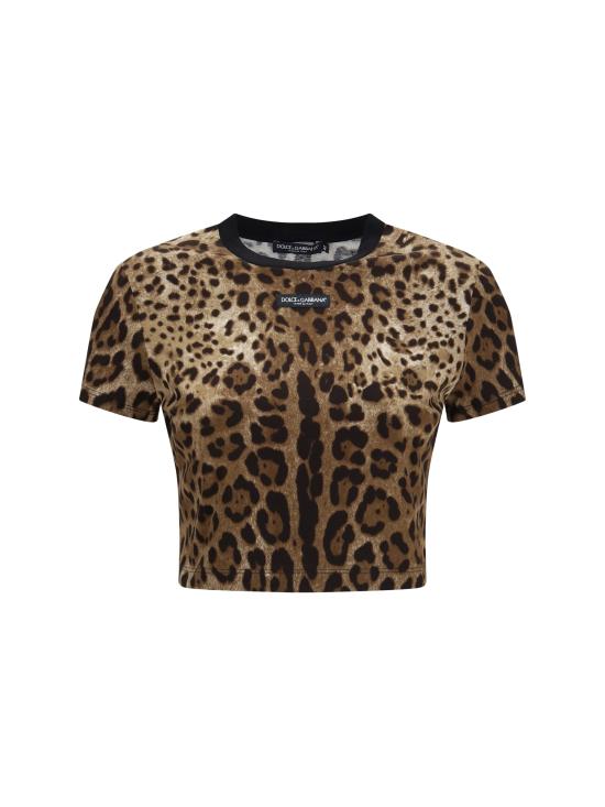 26FW 돌체앤가바나 폴로 티셔츠 F8W39TFS78S BROWN - DOLCE & GABBANA