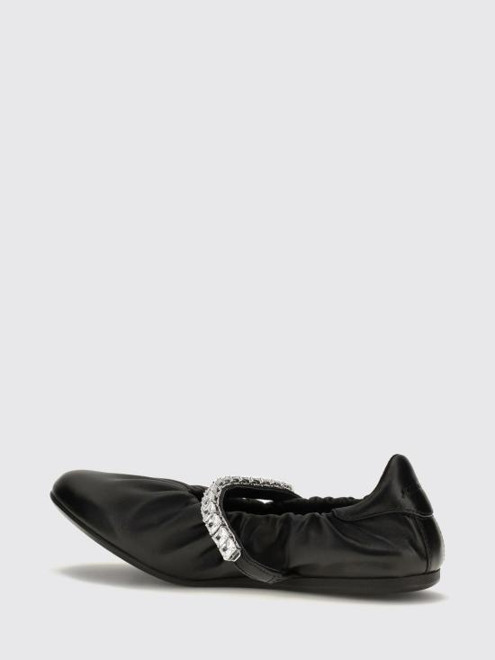 26FW 지미추 플랫 슈즈 J000184178 XBLACKCRYS - JIMMY CHOO