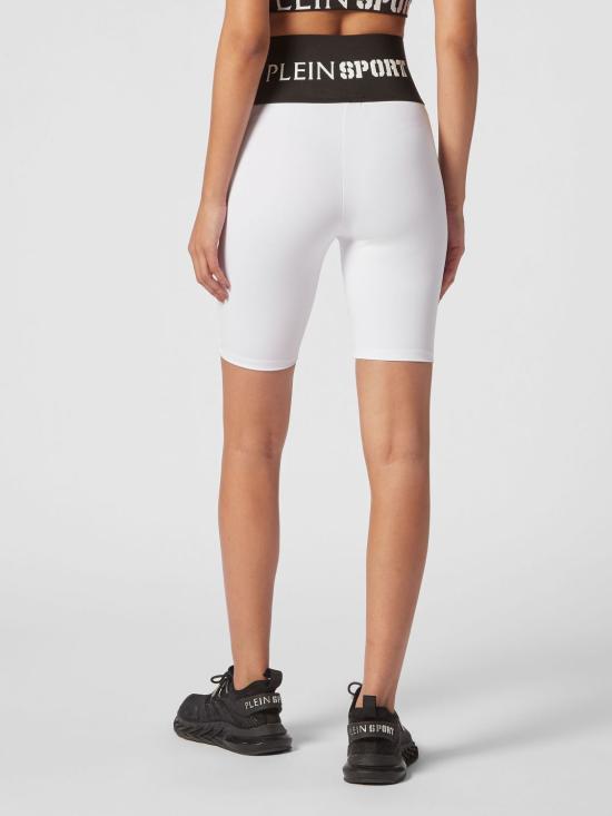 26SS 플레인스포츠 숏팬츠 PACCWJT1719STE003N 01 White - PLEIN SPORT