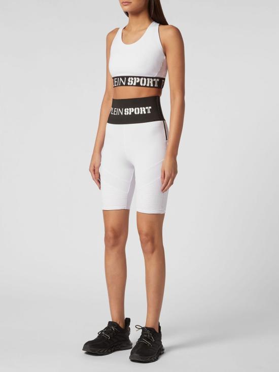 26SS 플레인스포츠 숏팬츠 PACCWJT1719STE003N 01 White - PLEIN SPORT