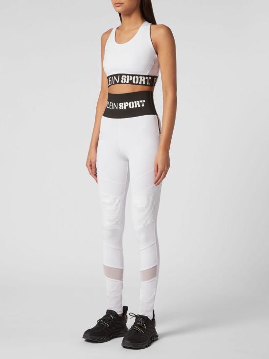 26SS 플레인스포츠 탑 PACCWJU0023STE003N 01 White - PLEIN SPORT