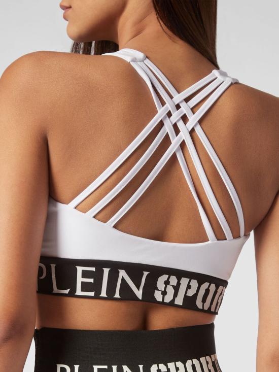 26SS 플레인스포츠 탑 PACCWJU0023STE003N 01 White - PLEIN SPORT