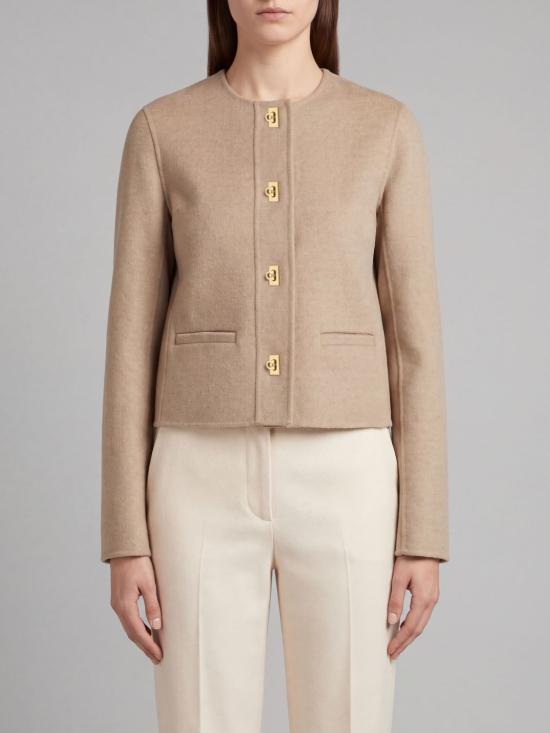 26FW 살바토레 페라가모 자켓 13I627 796648 Beige
