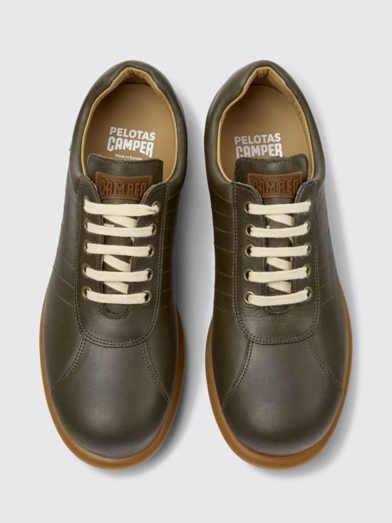 26SS 캠퍼 PELOTAS ARIEL 펠로타스 아리엘 가죽 스니커즈 16002 358 PELOTAS 0 Green - CAMPER