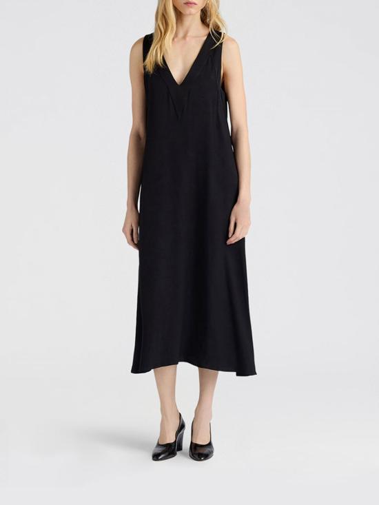 26FW 모모니 롱 원피스 266MMODR04326616MO 0990 Black