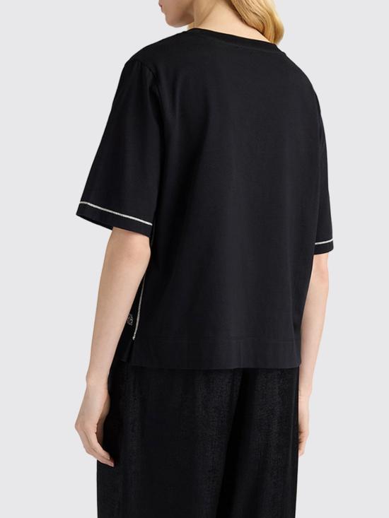 26FW 모모니 반팔 티셔츠 266MMOTS00126657MO 0990 Black - MOMONI