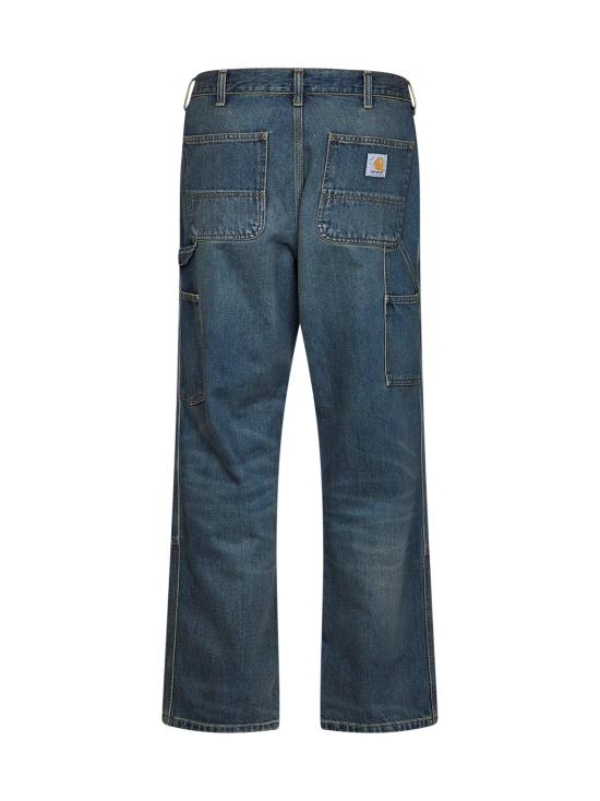 26FW 칼하트 WIP 스미스 데님 더블 니 팬츠 I032699 014Q32 BLUE - CARHARTT WIP