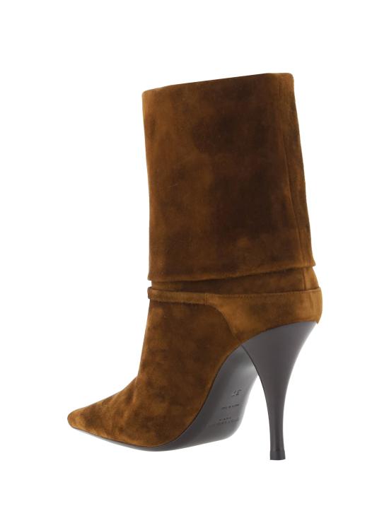 26FW 생로랑 스웨이드 니키 부티 8013930LI00 BROWN - SAINT LAURENT
