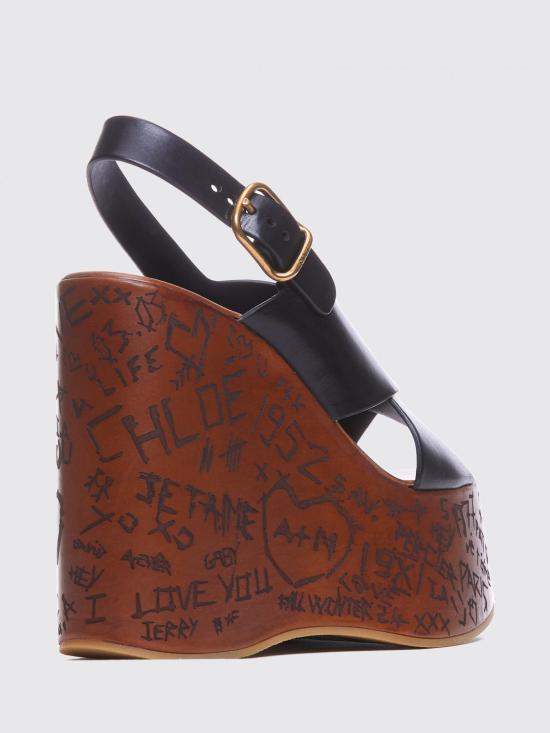 26FW 끌로에 힐/펌프스 CHC24A02YLU 001 Black - CHLOE