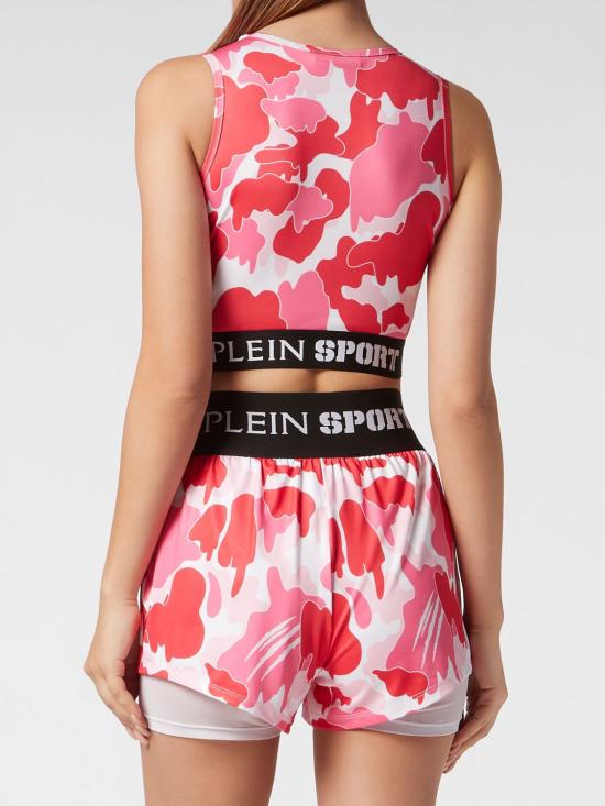 26SS 플레인스포츠 탑 PADCWJK0150SJY001N 33 Fuchsia - PLEIN SPORT