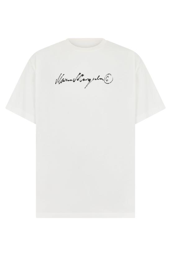 26FW MM6 메종마르지엘라 탑 SH0GC0077 WHITE