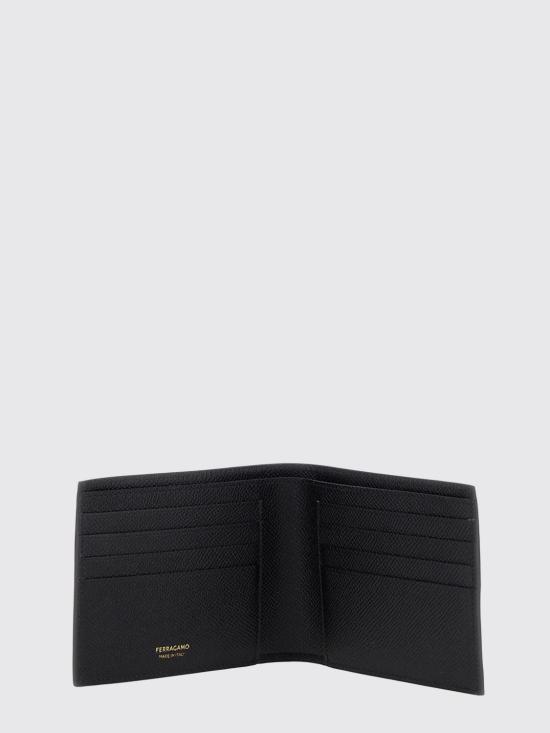 26FW 살바토레 페라가모 간치니 반지갑 661457 775650 Black - SALVATORE FERRAGAMO