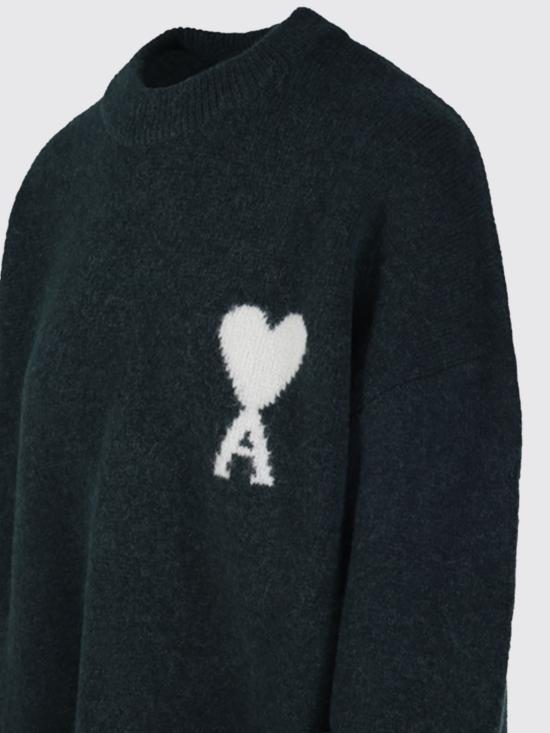 26FW 아미 ADC 크루넥 스웨터 UKS836KN0135 A27 Green - AMI