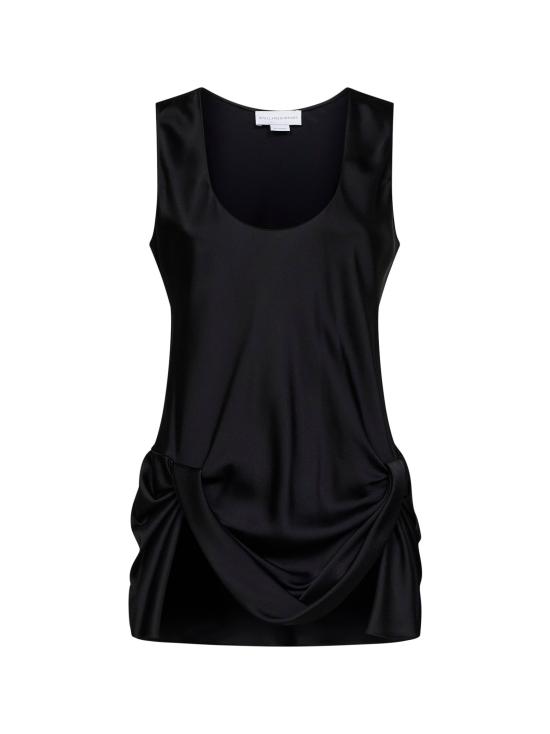 26FW 스텔라 맥카트니 민소매 티셔츠 6T03053FU3021000 BLACK