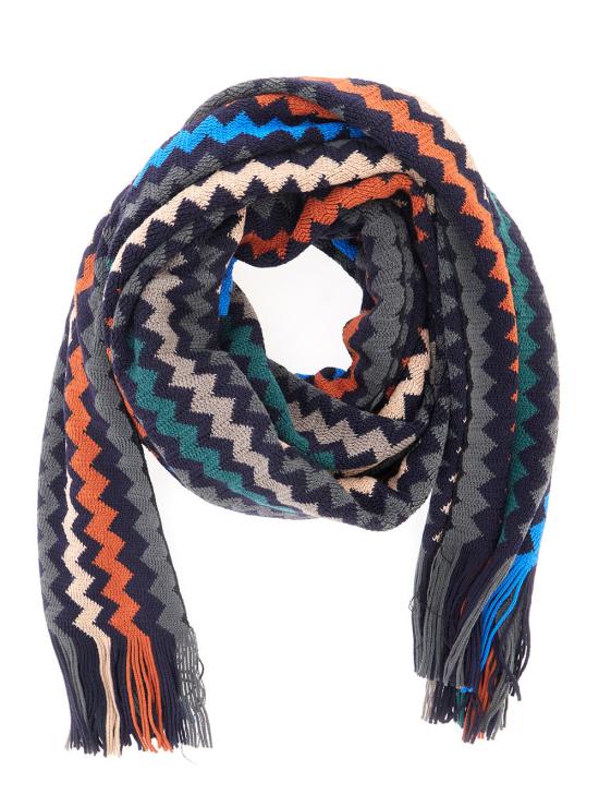 26FW 미소니 머플러/스카프 SC47WMUA777 BLACK - MISSONI