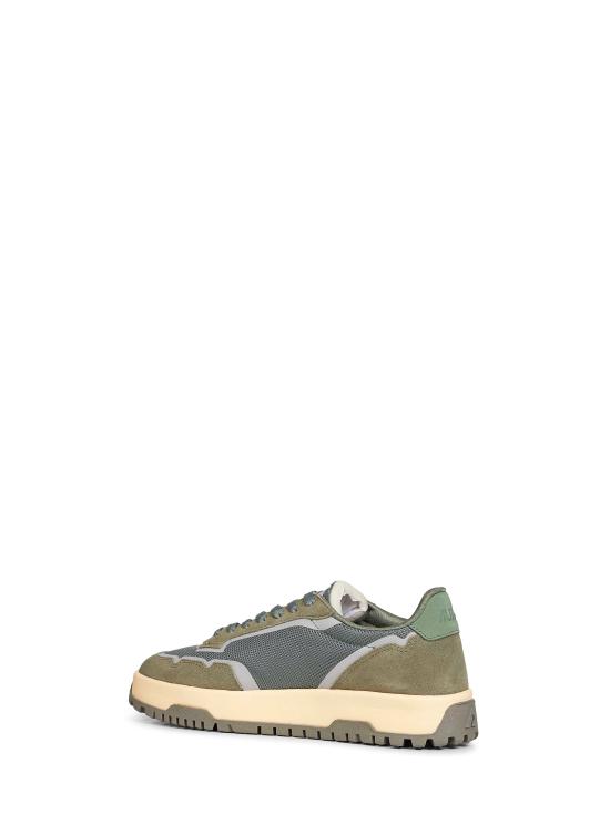 26SS 오트리 WILDPACE 로우 스니커즈 립스탑 나일론 가죽 LDLMAK02SCHIOMIL GREEN - AUTRY