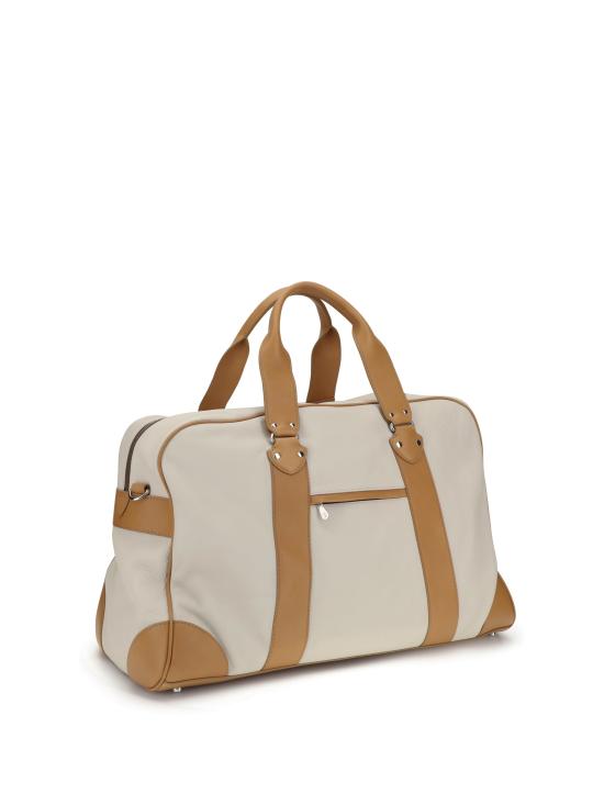 26SS 브루넬로 쿠치넬리 그레인드 카프스킨 스트리트 백 MBATBU394 CREAM - BRUNELLO CUCINELLI