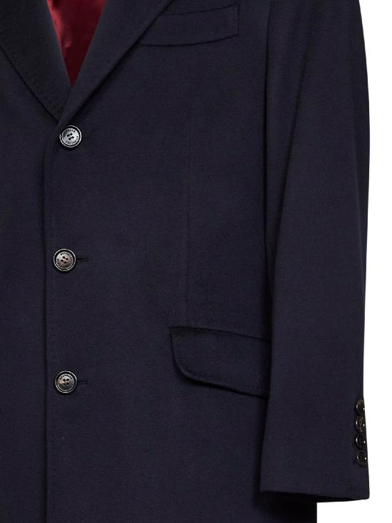 26FW 브루넬로 쿠치넬리 코트 MV4679039 CJC20 NAVY - BRUNELLO CUCINELLI