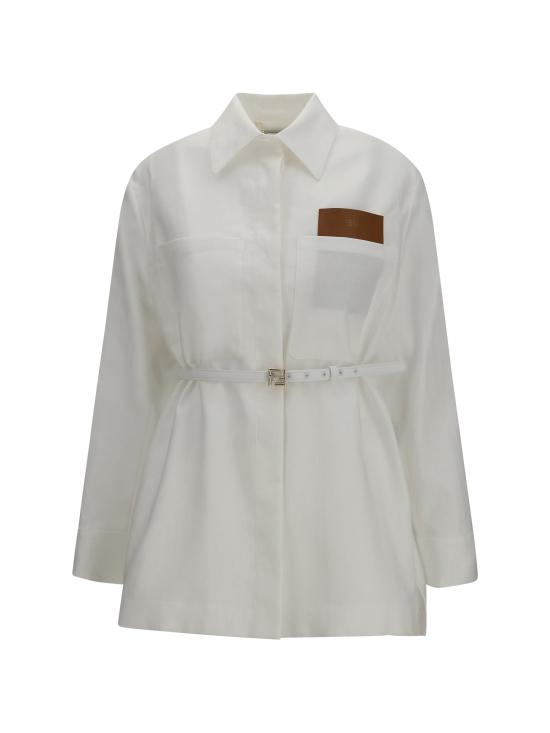 26FW 펜디 셔츠 FJ7745AWAI WHITE - FENDI
