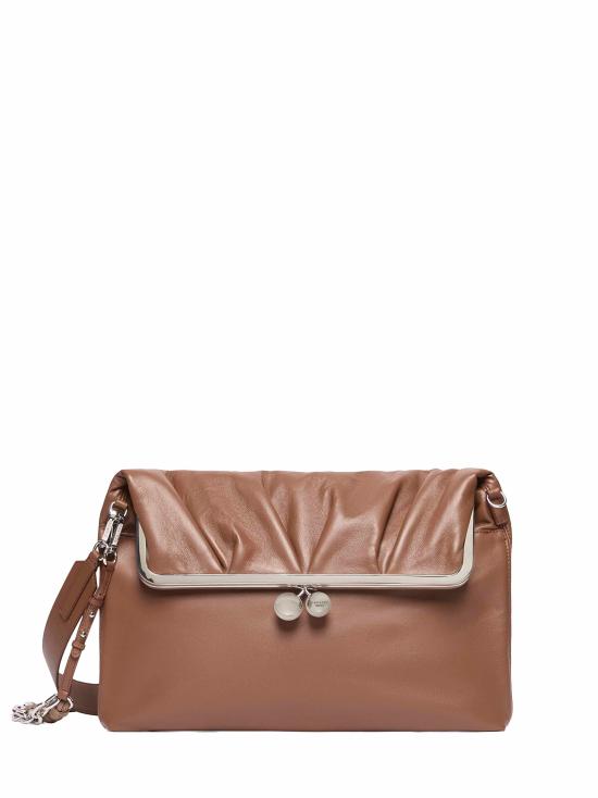 26FW 위켄드막스마라 클러치/파우치 2625516144600WKASLALOM009 BROWN