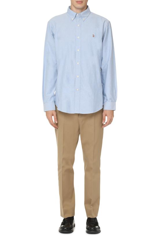  폴로 랄프로렌 컬러 포니 자수 커스텀 핏 버튼 다운 셔츠 710792041 BLUE - POLO RALPH LAUREN