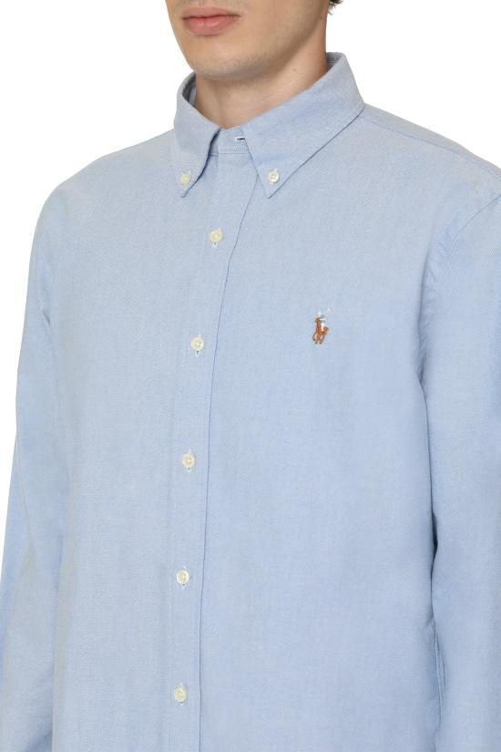  폴로 랄프로렌 컬러 포니 자수 커스텀 핏 버튼 다운 셔츠 710792041 BLUE - POLO RALPH LAUREN