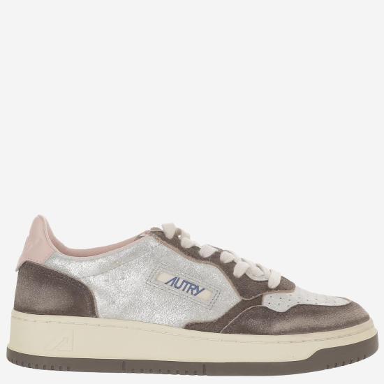 26FW 오트리 메달리스트 로우 레더 스니커즈 AULWYB02 MULTICOLOR - AUTRY