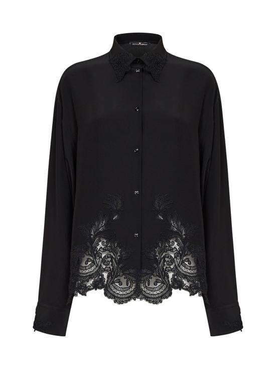 26FW 에르마노 설비노 셔츠 D492K302APVKX95708 BLACK