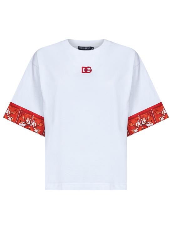 26FW 돌체앤가바나 폴로 티셔츠 F8V06ZGDDT1W0800 WHITE