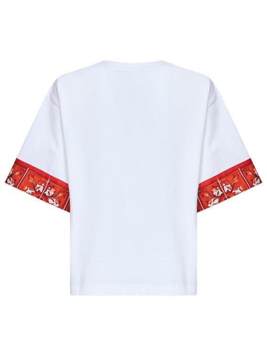 26FW 돌체앤가바나 폴로 티셔츠 F8V06ZGDDT1W0800 WHITE - DOLCE & GABBANA