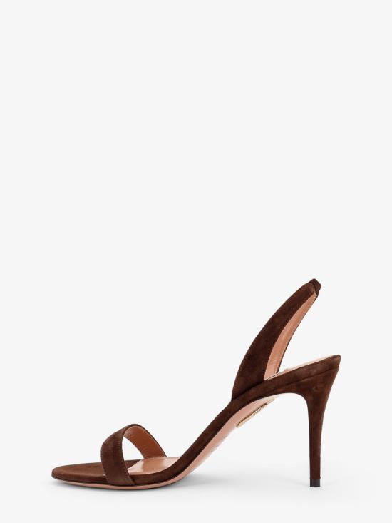 26FW 아쿠아주라 샌들 SNUMIDS0 BROWN - AQUAZZURA