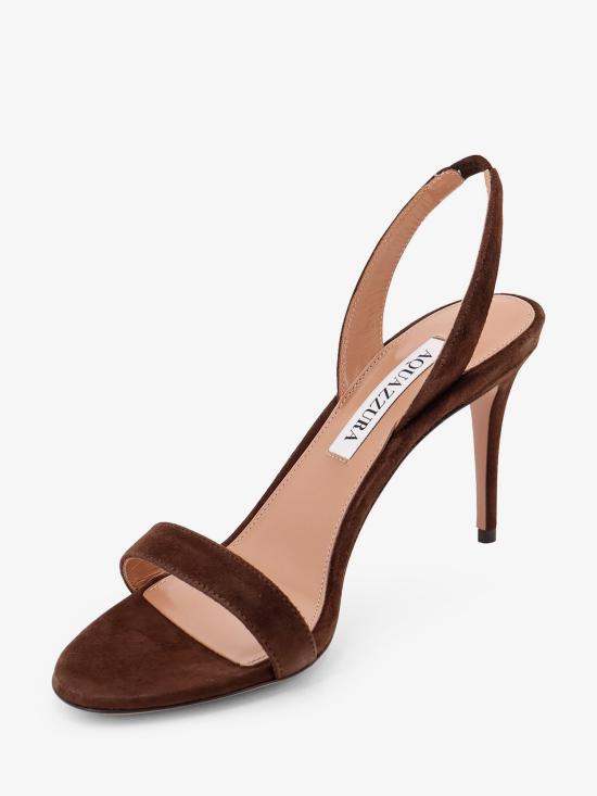 26FW 아쿠아주라 샌들 SNUMIDS0 BROWN - AQUAZZURA