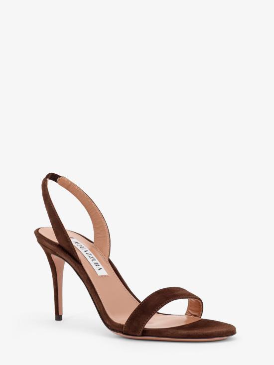 26FW 아쿠아주라 샌들 SNUMIDS0 BROWN - AQUAZZURA