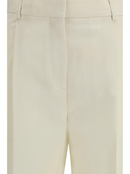 26SS 토템 팬츠 261WRB0340FB0576 WHITE - TOTEME