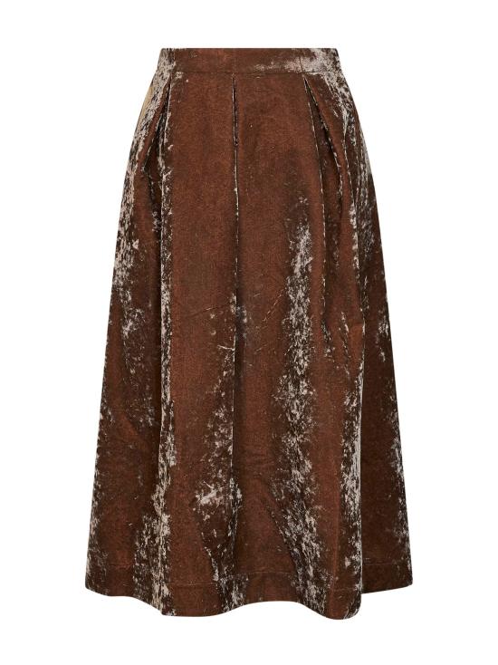26FW 우마 왕 스커트 UP2006 UW550 BROWN - UMA WANG